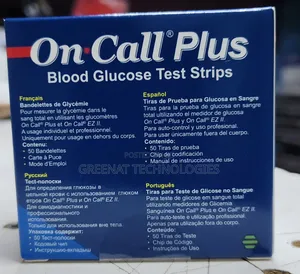 On Call Plus Blood Glucose Test Strips - 50 Strips