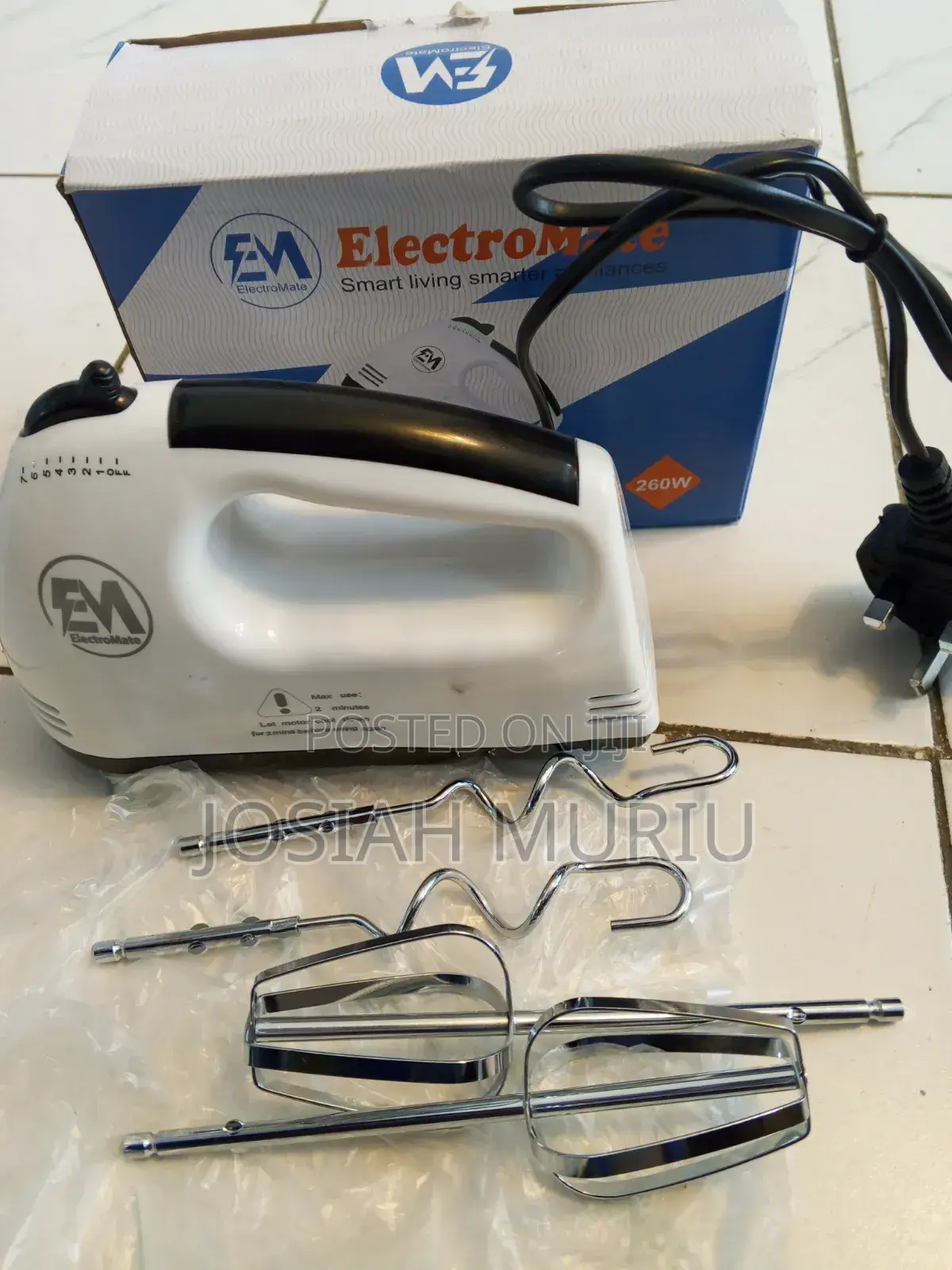 Electromate 260w Hand Mixer