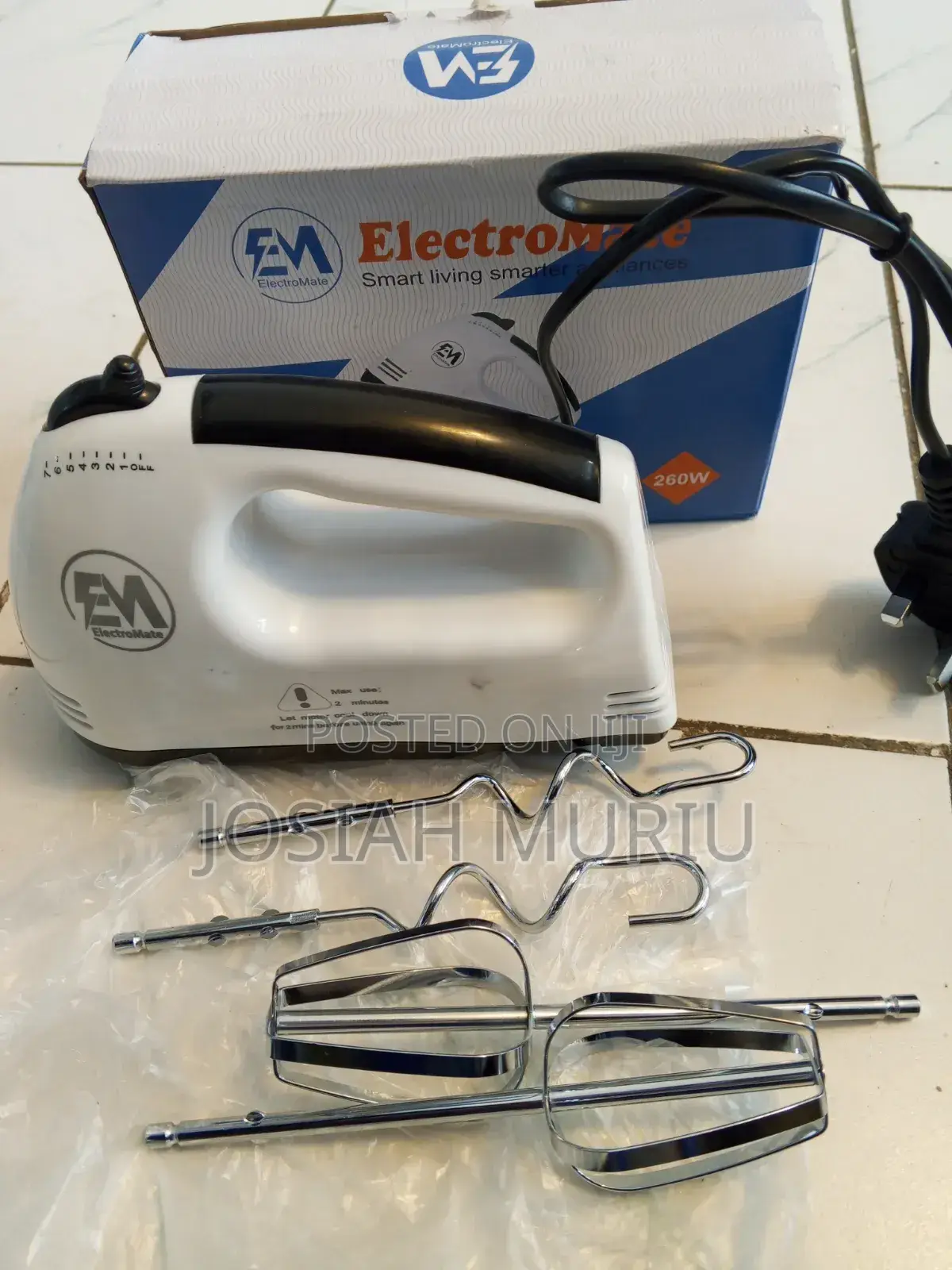 Electromate 260w Hand Mixer