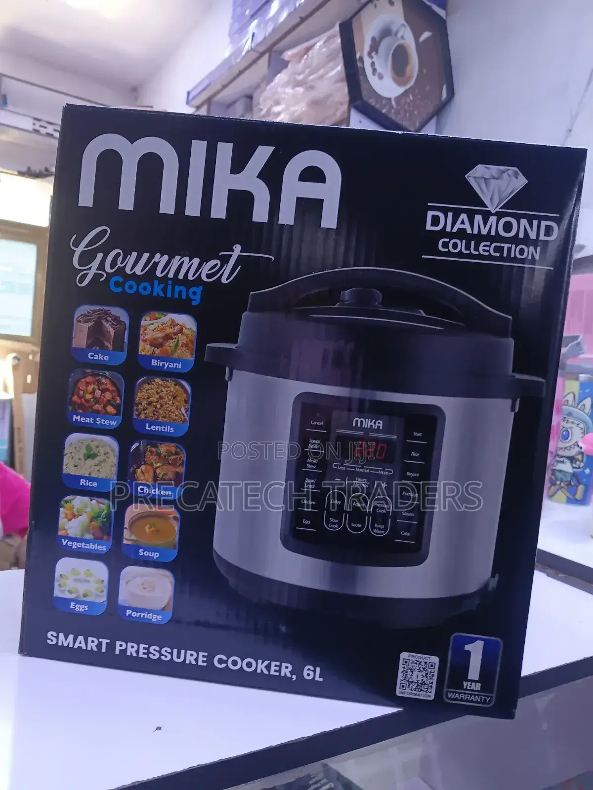 Mika 6l Smart Pressure Cooker – Digital Multi Cooker