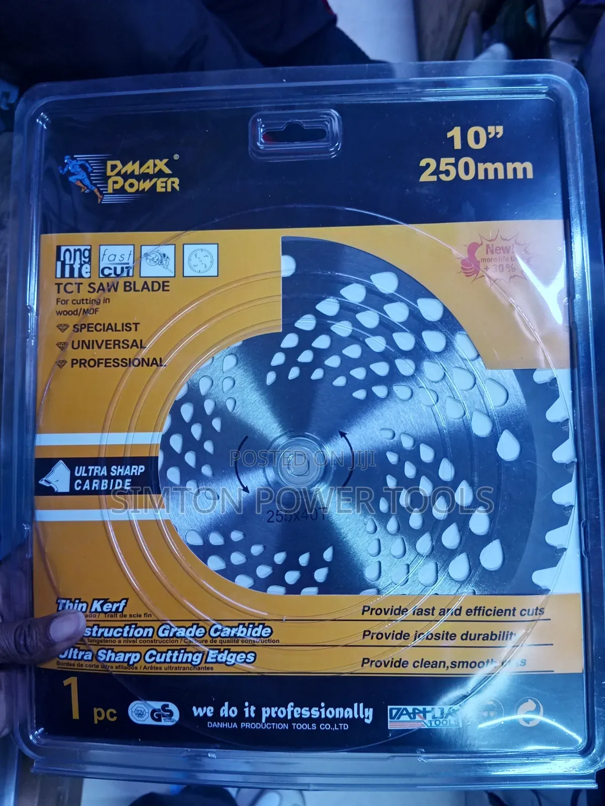 10" 250mm Dmax Power TCT Saw Blade