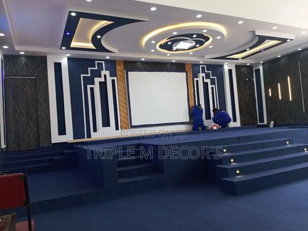 Navy Blue Delta Carpet for Booth and Stages - thumbnail 2