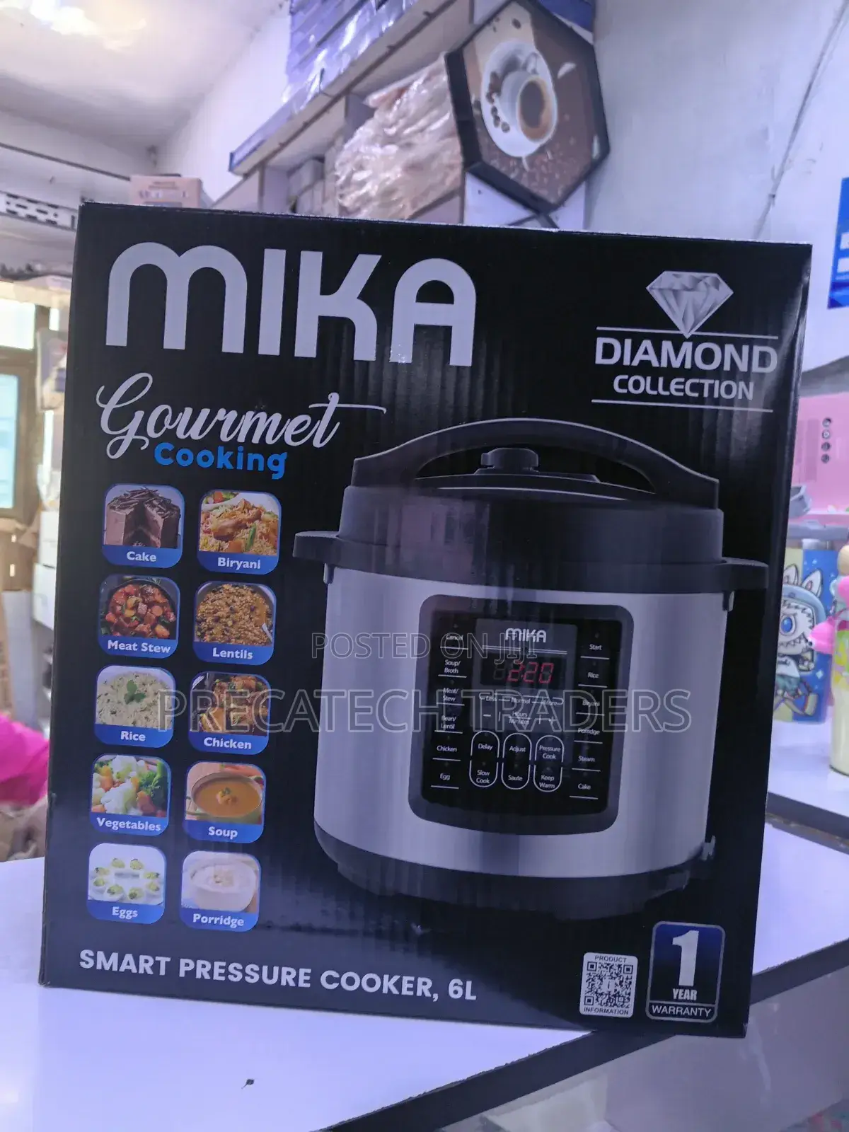 Mika 6l Electric Pressure Cooker