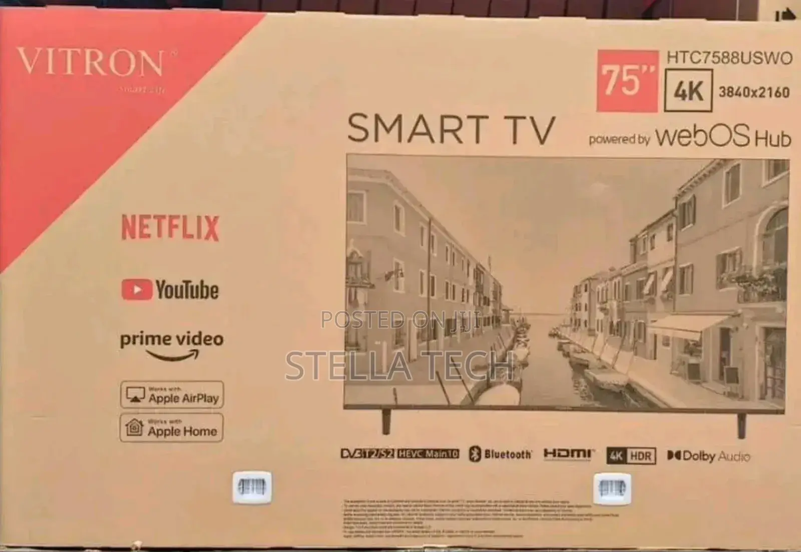 75 Inches Smart Webos Vitron Tv