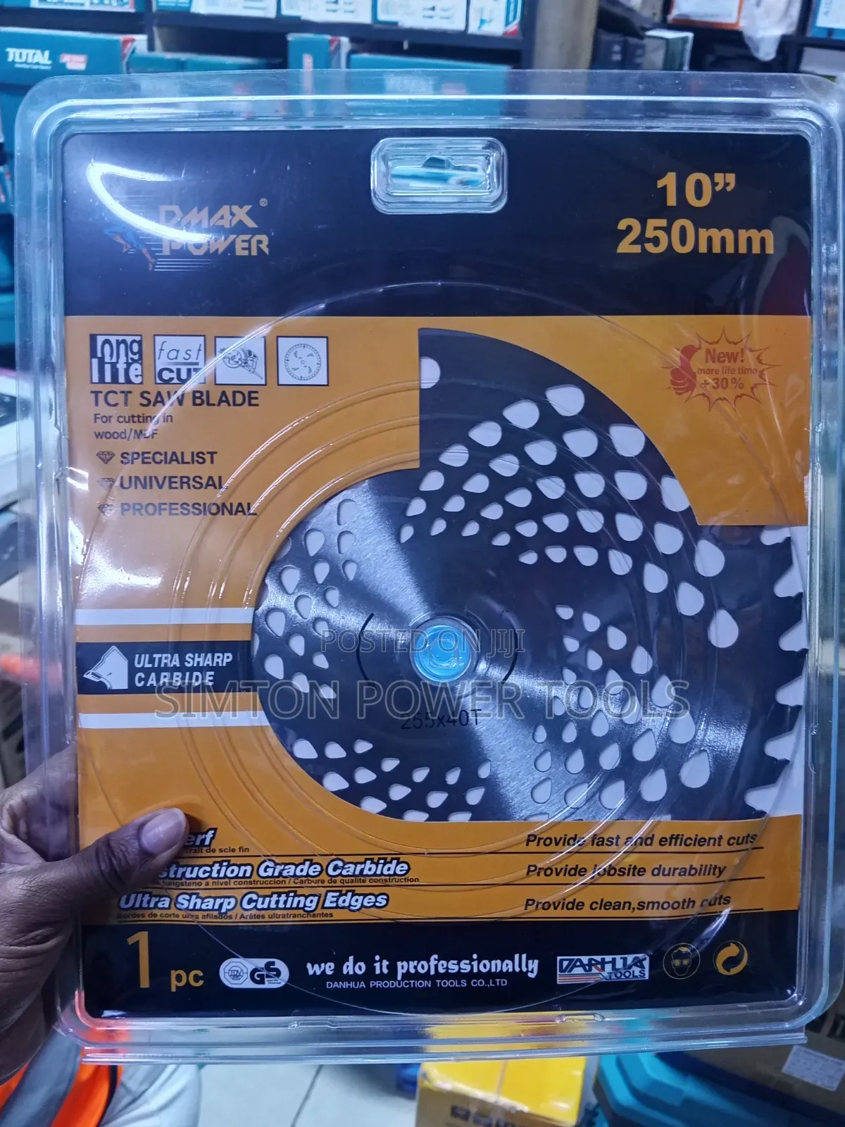 10" 250mm Dmax Power TCT Saw Blade