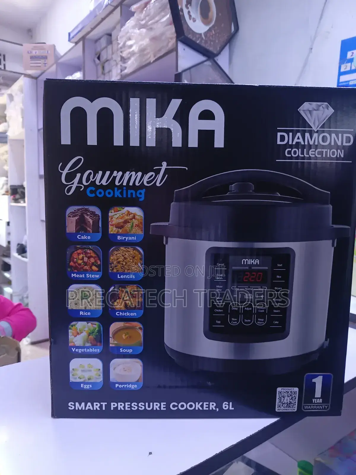 Pressure Cooker Mika Diamond Collection 6l Smart Cooker