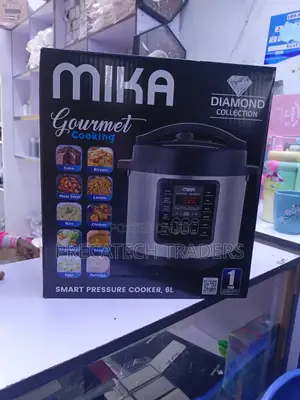 Mika 6l Smart Pressure Cooker – 1 Year Warranty