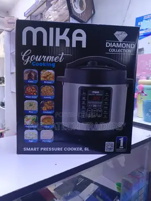 Mika 6l Smart Pressure Cooker – 1 Year Warranty