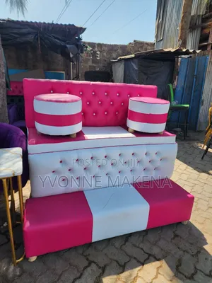 Pink Manicure Styling Chairs