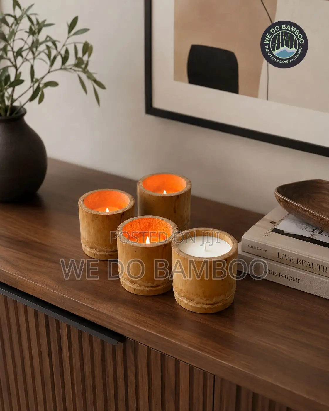 Bamboo Candle