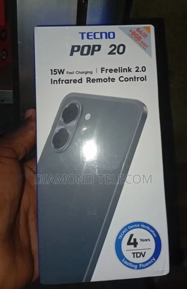 New Tecno Pop 20 64 GB Black