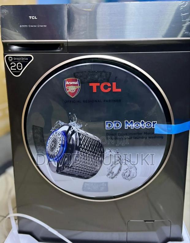 TCL Washing Machine Front 8 Kg Wash and Spin Touch Screen