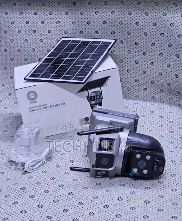 Outdoor Wireless 4gptz Dual Lens Security Auto Tracking CCTV Cameras