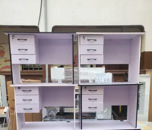 1.0m Wooden Office Desk With Lockable 3-Drawer Storage Combo