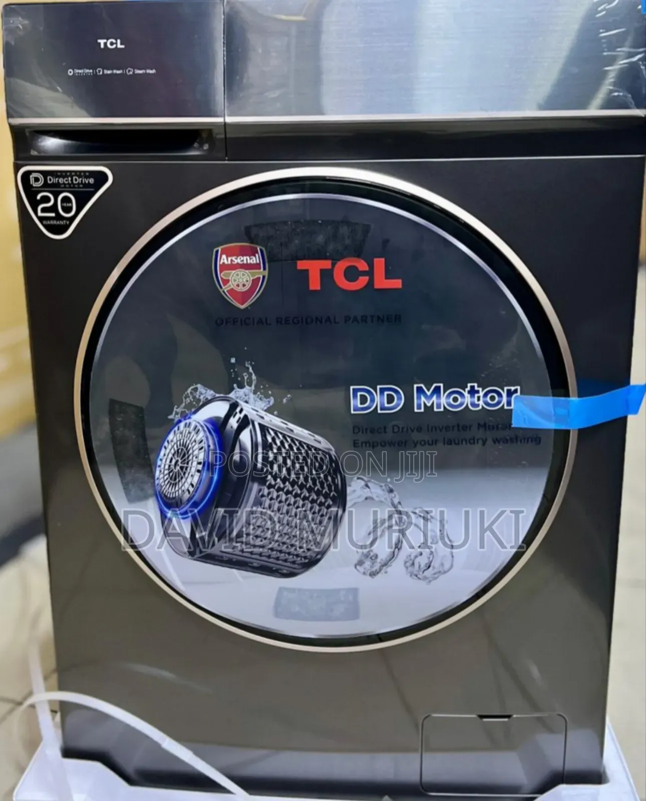 TCL 
Washing Machine Front 9 Kg Wash and Spin Touch Screen