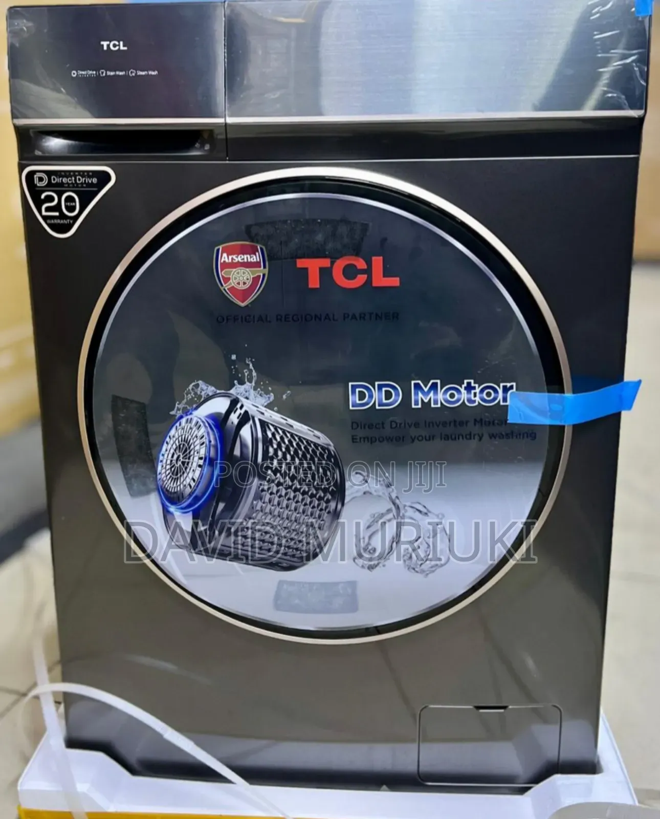 TCL 
Washing Machine Front 9 Kg Wash and Spin Touch Screen