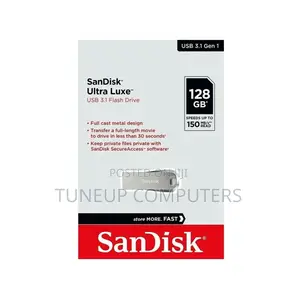 Sandisk Ultra Luxe | 128gb Usb 3.2 Flash Drive | Premium Metal Design