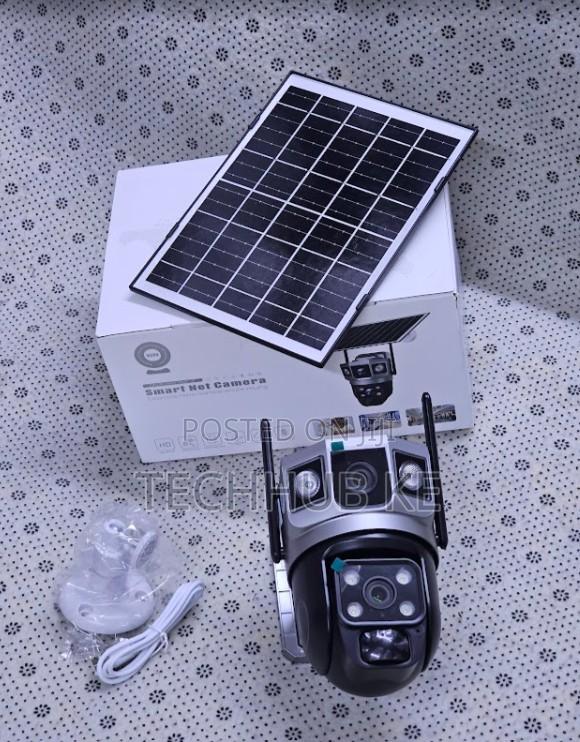4g Solar Camera Dual Lens Full Color Night Vison Wireless Outdoor CCTV