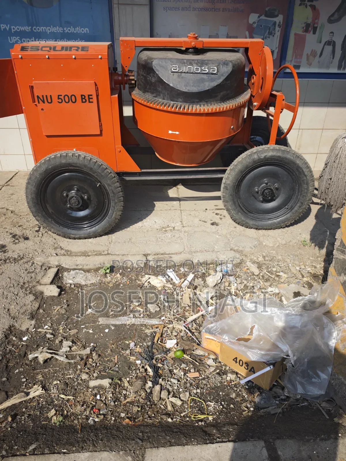 Esquire Nu 500 Be Concrete Mixer.