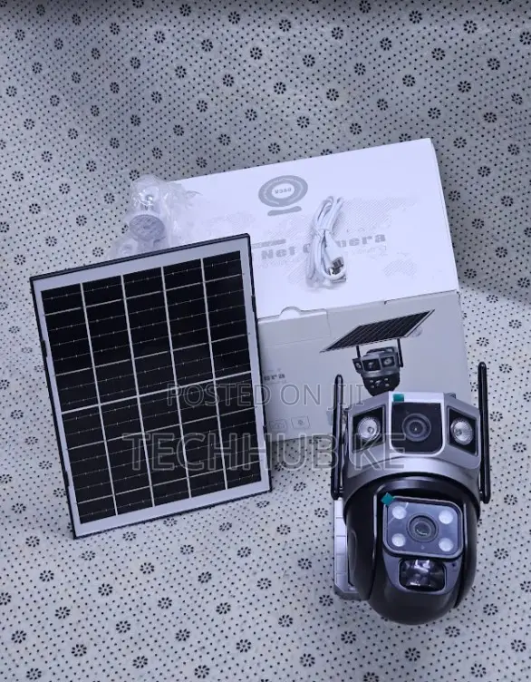 4g Solar CCTV Camera Dual Lens, Motion Detection, Push Notification