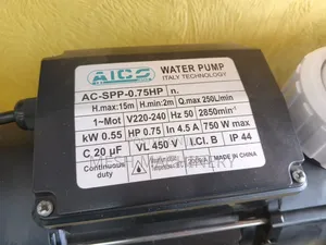 Ac-SSP-0.75hp Aico Japan Swimming Pool Head Max 15m Flow Rate 250l/Min