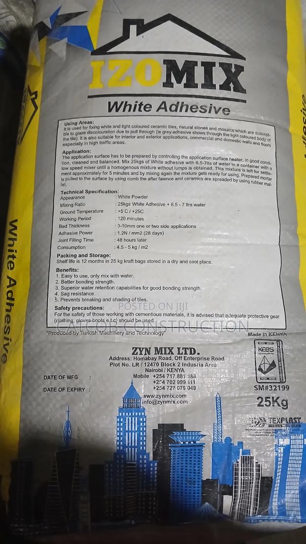 Izomix White Adhesive (25kg) - thumbnail 2
