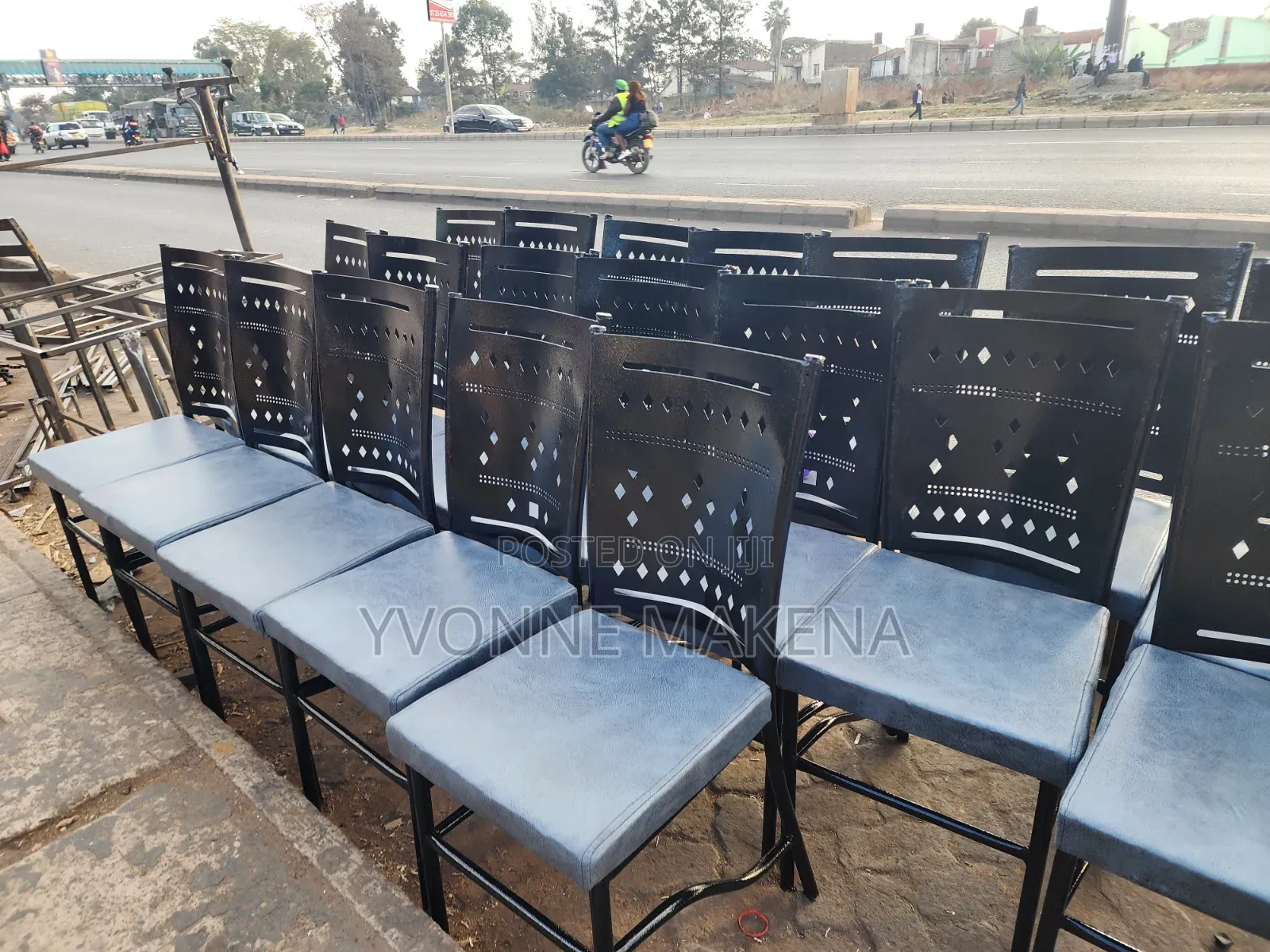 Black Mabati Chairs