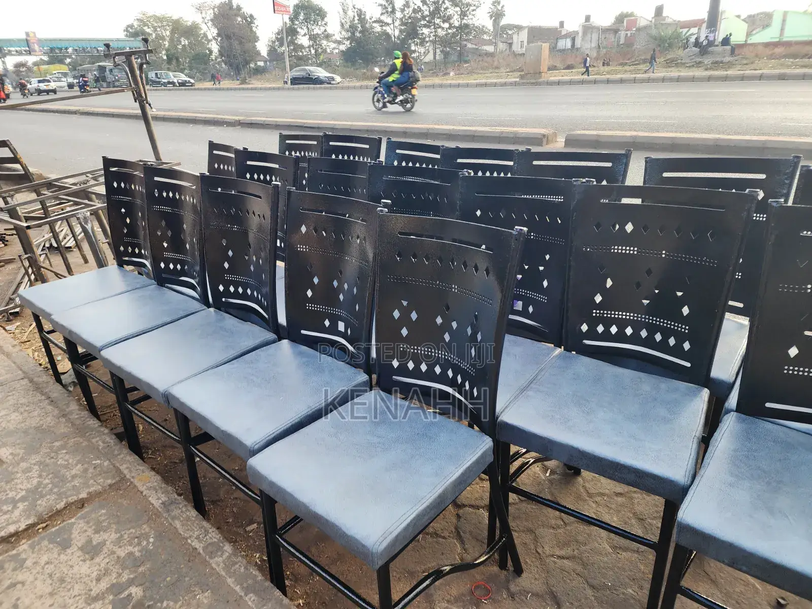Black Mabati Chairs