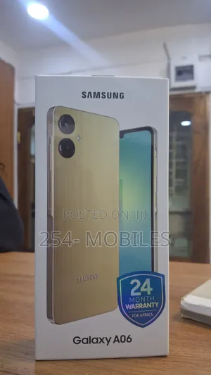 New Samsung Galaxy A06 64 GB Black