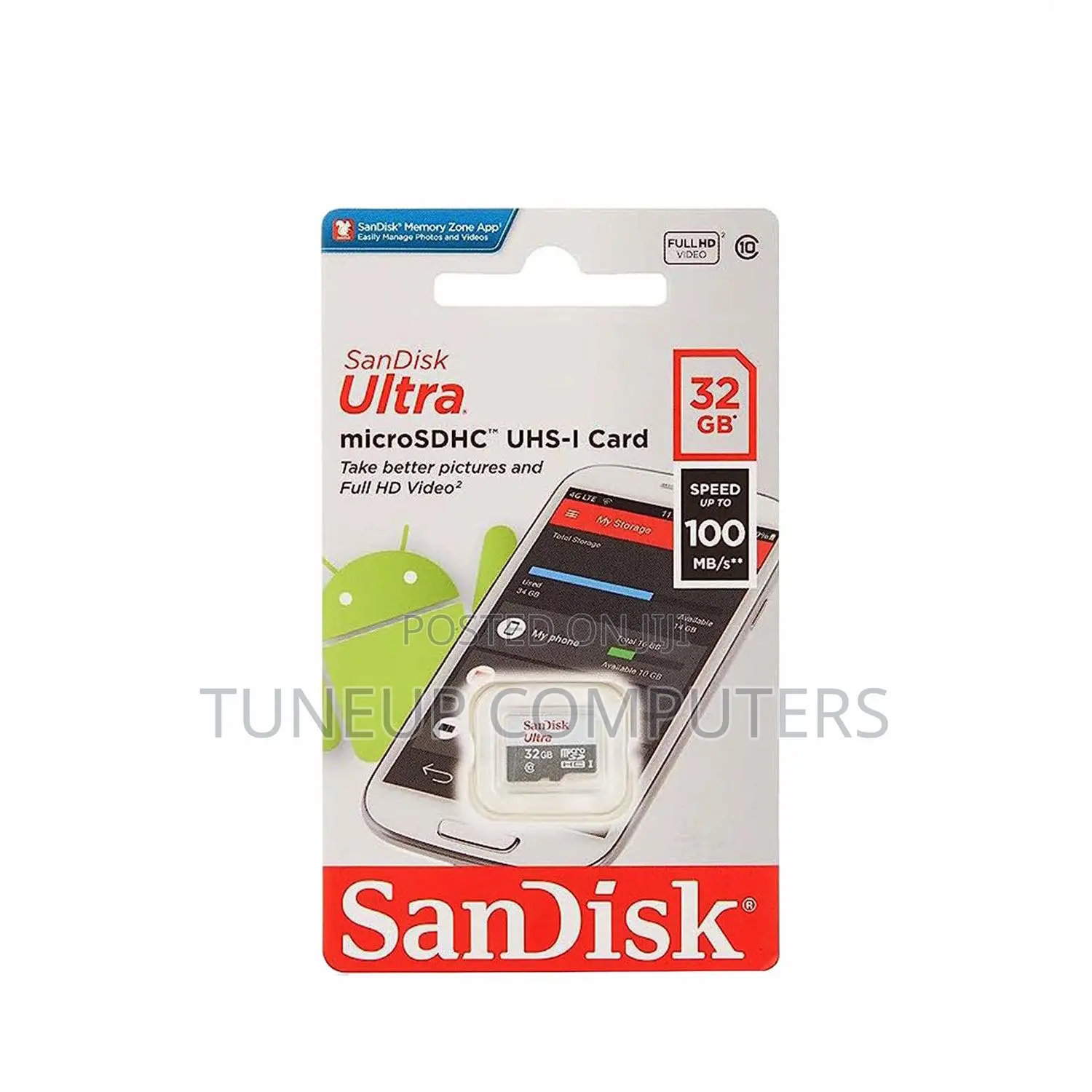 Sandisk Ultra | 32gb Microsdxc | Up to 100mb/S Read | A1 Performance