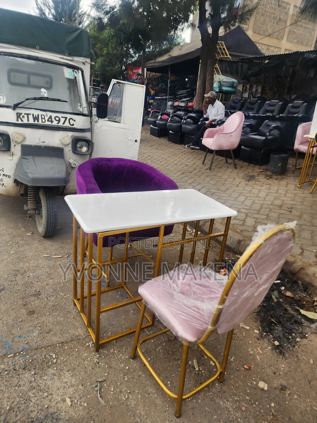 Manicure Styling Chairs Table Sets