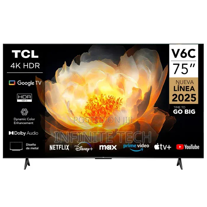 TCL 75v6d 75 Inch Uhd Google Tv 2026