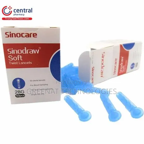Sinocare High Quality Sinodraw Soft Twist Disposable Blood Lancets