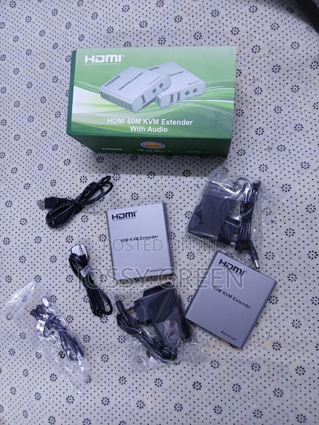 60m Hdmi KVM Extender Over Ethernet – Full Hd 1080p With Usb Control