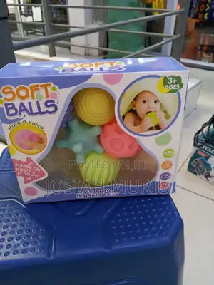 Colourful Soft Ball Toy Set for Kids