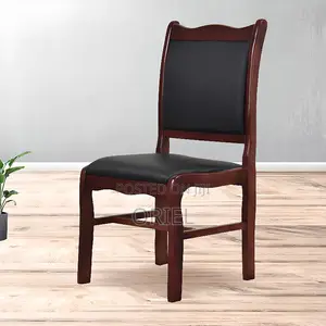 Office Chair : Wooden Frame Office Staff Chair