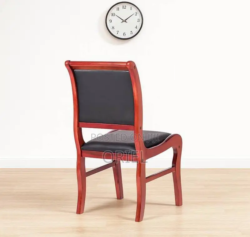 Office Chair : Wooden Frame Office Staff Chair