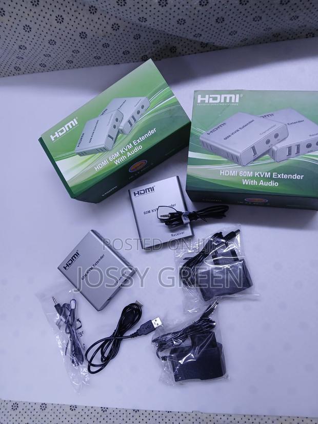 60 Meter Hdmi KVM Extender Over Lan Cable – Full Hd With Usb Support