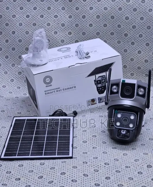 4g Solar Camera Dual Lens (Sim Card) CCTV Camera With Motion Detection