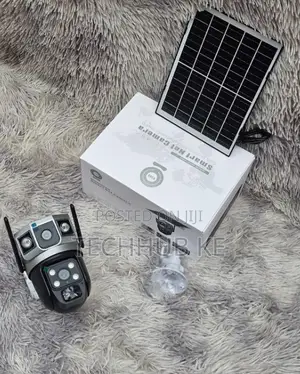 4g Ai Solar PTZ Camera With Dual Lens Motion Detection Two-Way Audio