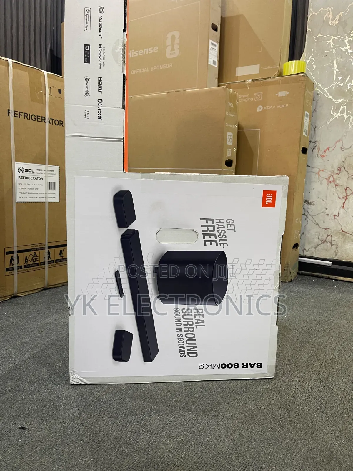 JBL Bar 800 Mk2 7.1 Channel Soundbar System With Detachable Surround