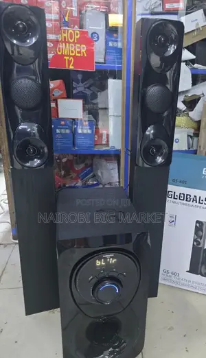 Globalstar Gs-601 2.1ch Tall Boy Multimedia Speaker Syste