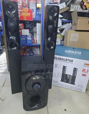 Globalstar Gs-601 2.1ch Tall Boy Multimedia Speaker Syste