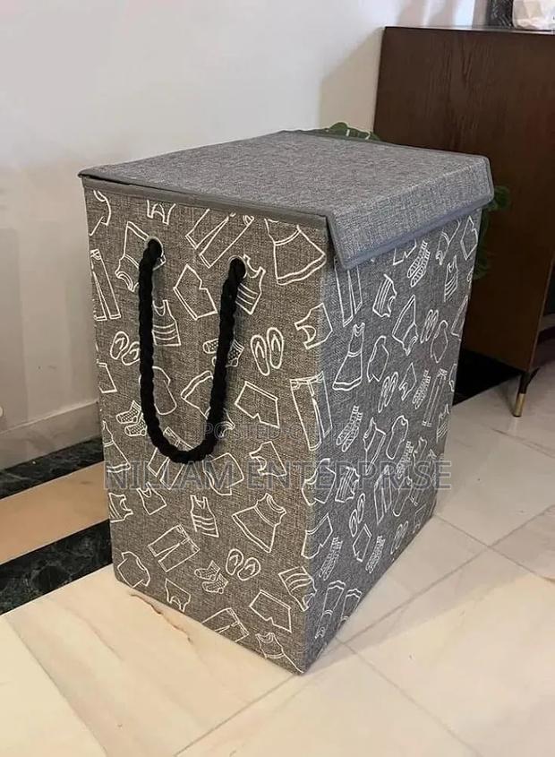 Pattern Laundry Basket Storage