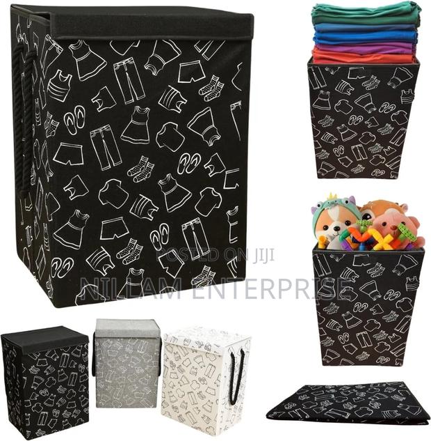 Pattern Laundry Basket Storage - thumbnail 2