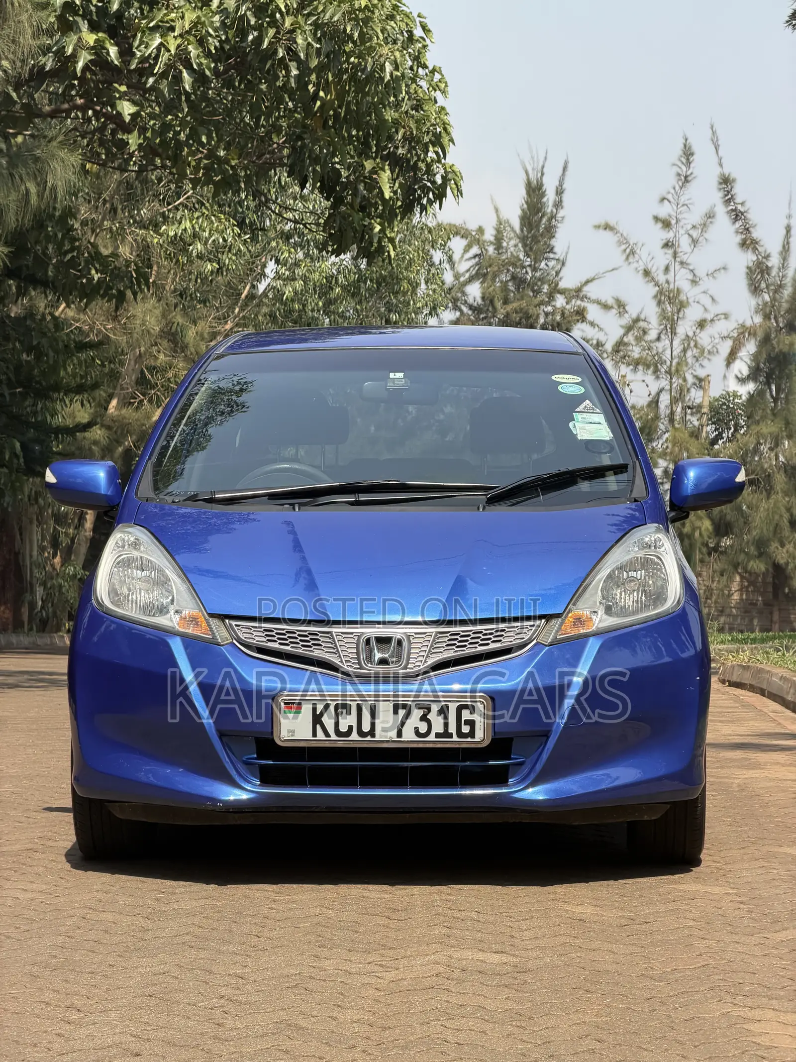 Honda Fit Automatic 2012 Blue