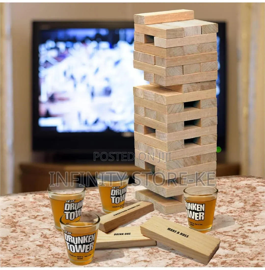 Drunken Tower- A Fun Twist on the Classic Stacking Tower Game