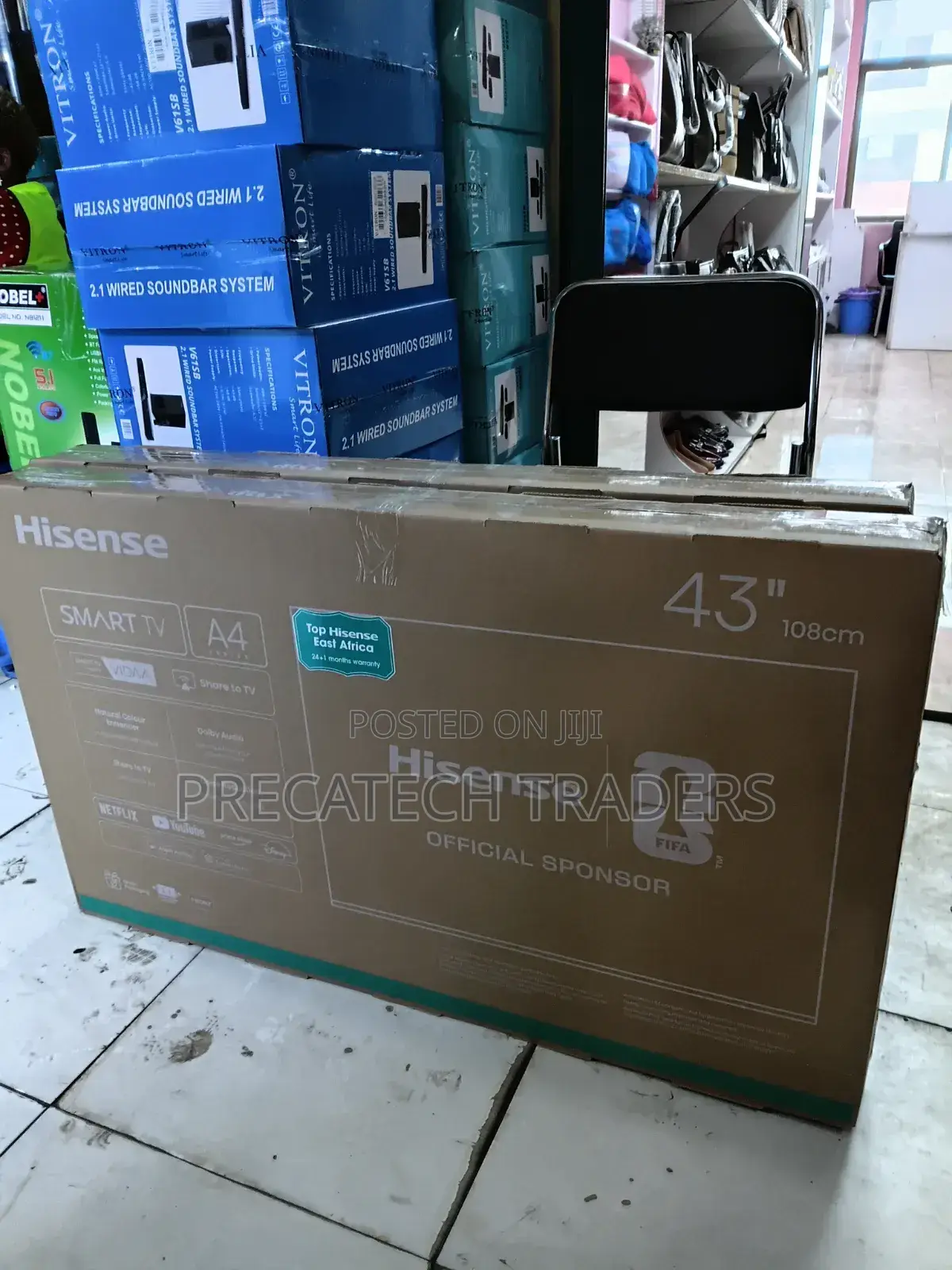 Hisense 43 Inch Smart Tv A4 Series – Brand New