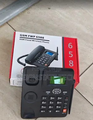 GSM FWP 6588 Landline Phone Dual Band Sim Phone