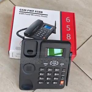 GSM FWP 6588 Landline Phone Dual Band Sim Phone